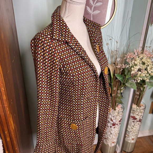 Free People Polka Dot Belted Trench Coat - Picture 2 of 7